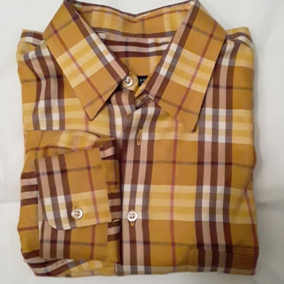 BURBERRY MEN'S LONG SLEEVE SHIRT L - Picture 3 of 4